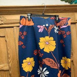 Eloqui neoprene pencil skirt